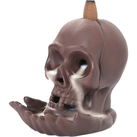 1 st LED Waterval Draak Wierookbrander Schedel Terugstromende Wierookbrander Halloween Huisdecoratie Huis Aromatherapie (Zonder wierook)