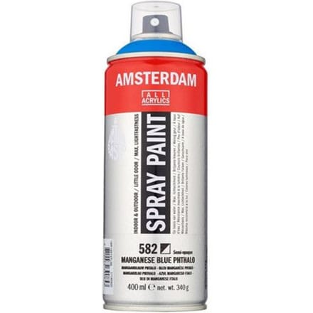 Spraypaint - 582 Mangaanblauw Phtalo - Amsterdam - 400 ml