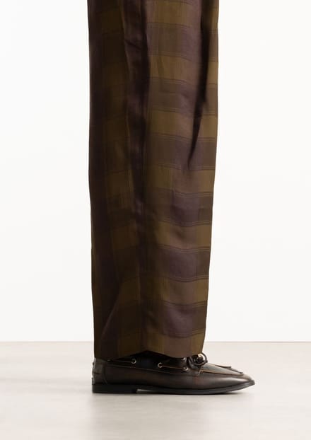 Sacha - Dames - Bruine leren bootschoenen - Maat 41