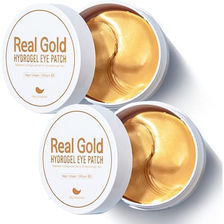 Pretty Real Gold Hydrogel Oogmasker, 60 stuks, 2 stuks beige