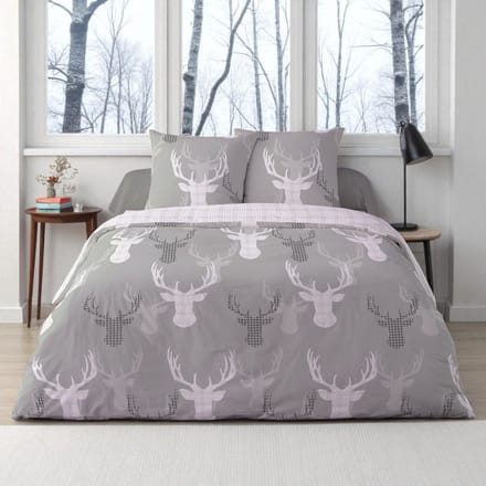 Dekbedovertrek Flanel - Winter - 240 x 220 cm - Onrievni Weimar