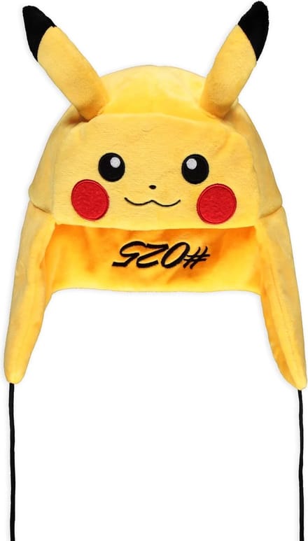 Pokémon - Pikachu - Novelty Trapper Hat Beanie Muts - M - Geel