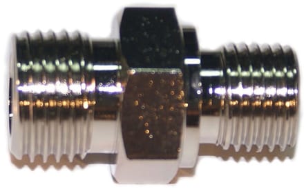 Metalsub Paramina Hose To 1/4 Bsp Mannelijke Adapter Zilver