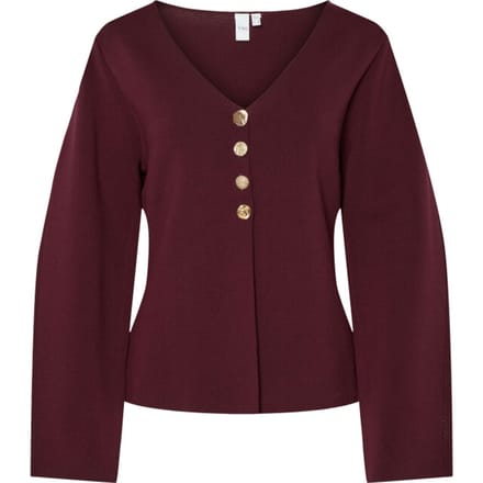 Y.A.S Yasmikkala ls knit cardigan s. port royale