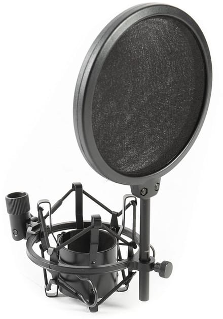 Fame EA-27 Suspension Mount & Pop-Filter - Microfoon shockmount