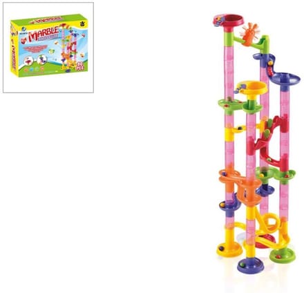 Toys Amsterdam Knikkerbaan Marble Racing Deluxe 80-delig