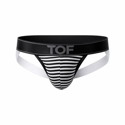 TOF Paris Sailor Jockstrap Black - MAAT M - Heren Ondergoed - Jockstrap voor Man - Mannen Jock
