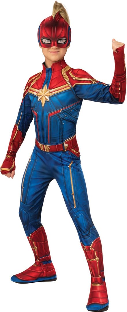 Rubie's Kostuum Captain Marvel Junior Polyester Rood/blauw Mt S