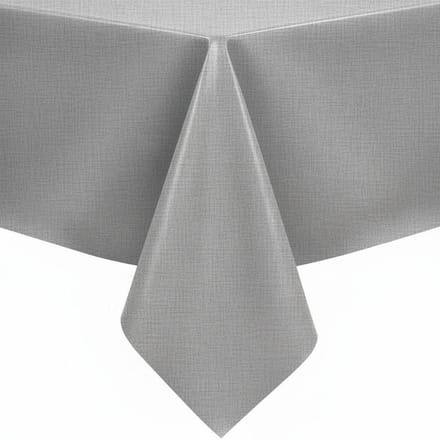 Protecttable - Tafelzeil Linnenlook Grijs 140x250cm - Tafelkleed Afwasbaar - Kunststof