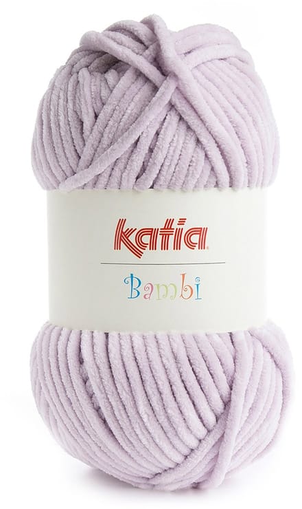 Katia Bambi - 316 licht lila - Chenille Garen