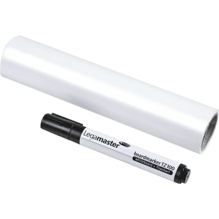 Magic Charts Legamaster, voor whiteboards, blanco, zelfklevend en beschrijfbaar, incl. whiteboardstift, L 200 x B 300 mm, polypropeen, wit, 25 vellen