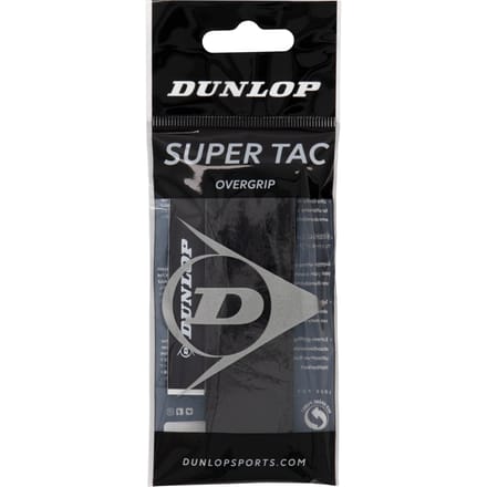 Dunlop D Tac Super Tac Overgrip 1 St. Zwart - Grip - Multi