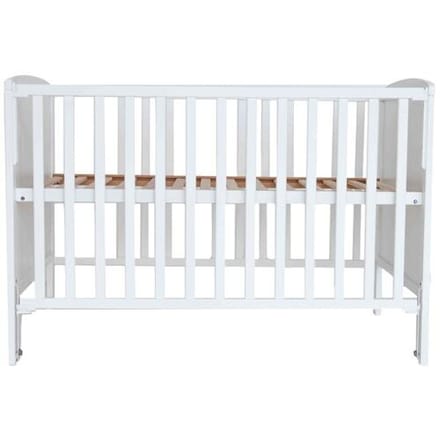 Prénatal Ledikant Skye - Babybedje met Platte Spijlen - 60 x120 cm - Exclusief Matras - Wit
