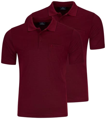 RAGMAN Heren poloshirt 2 pack Basic