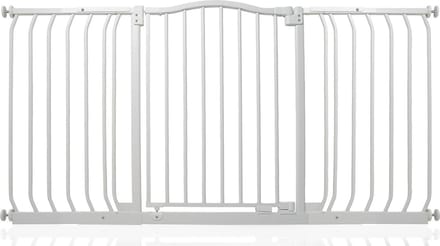 Safetots Klemhekje met Gebogen Bovenkant, 143cm - 152cm, Mat Wit
