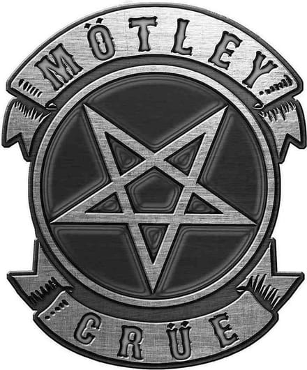 Motley Crue - Pentagram Pin - Zilverkleurig