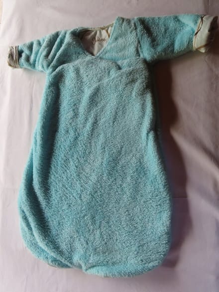 Slaapzak - Met mouw - 70 cm - Turquoise