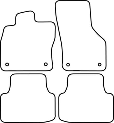 Mattenset Skoda Octavia - 2013 - 2020