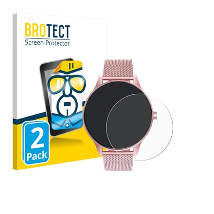 BROTECT - Screenprotector voor TAOLOON Smartwatch 1.27" - Folie Beschermfolie transparant 2 Stuks
