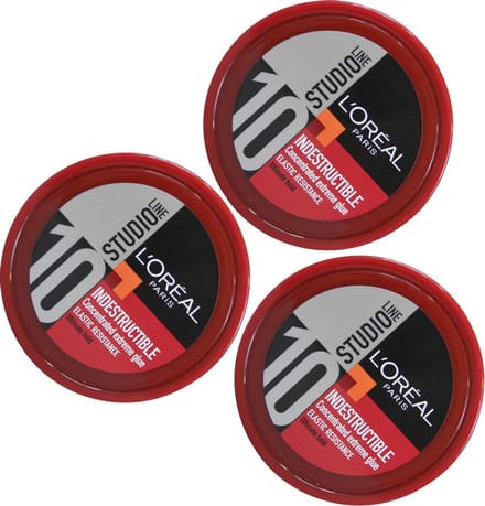 Loreal Paris Studio Line Indestructible Haar Gel Tripple Pack - 3 x 150 ml