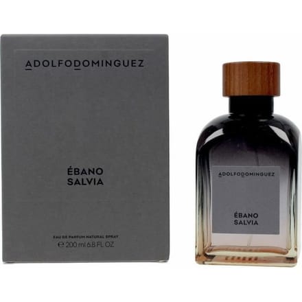 Parfum Homme - Adolfo Dominguez - Ébano Salvia - EDP - 200 ml - Ingrédients naturels