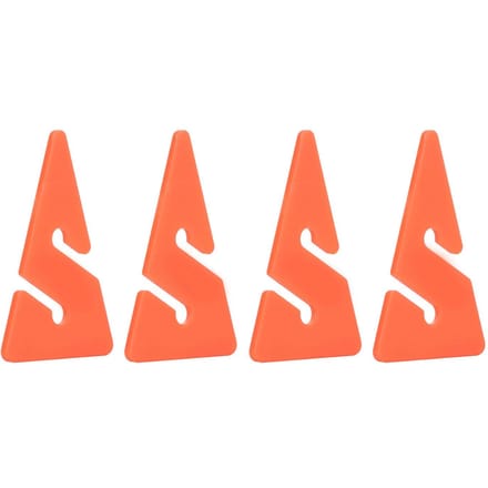 4 Pièces Marqueur de Ligne de Plongée Sous-Marine Flèche Plongée sur Épave Plongée en Grotte Marqueur de Ligne Triangle Flèche ABS Forme Triangle orange