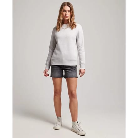 Sweatshirt geborduurde ronde hals Superdry Vintage Logo