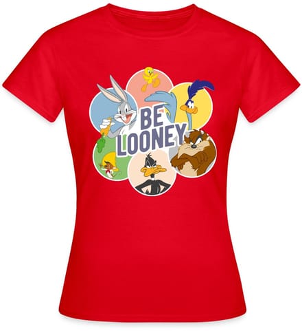 Looney Tunes Kaarakters Be Looney T-Shirt Dames