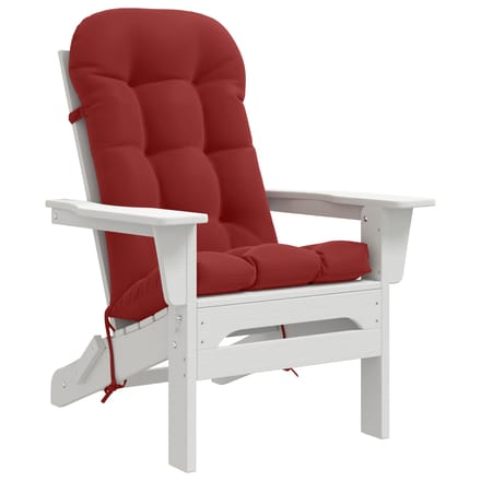 vidaXL - Zon - Ligzitzak - Kussen - PUTTEN - 100% - Polyester - Wijnrood