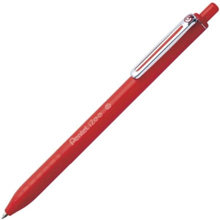 Pentel balpen iZee, intrekbaar, 1,0 mm, rood