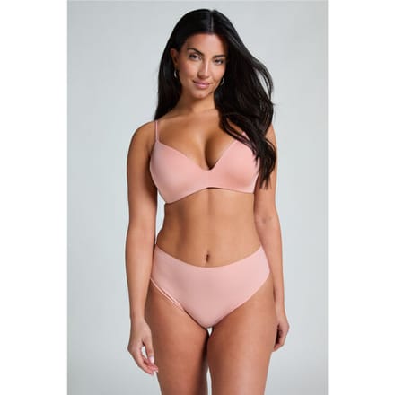 Hunkemöller Dames Lingerie Brazilian Smooth - Roze - maat M