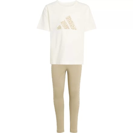 Adidas Seasonals Animal Set Beige,Wit 5-6 Years Meisje