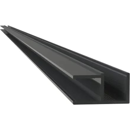 Sealskin - Hoekprofiel Mix&match 200cm - Zwart - Voor 8 Mm Dik Glas