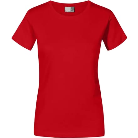 Promodoro Women´s Premium-T E3005 - Fire red - M