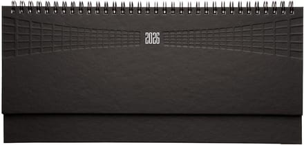 Weekplanner Bureau 2026 - Grote Tafelkalender Januari t/m December, Spiraal, Zwart
