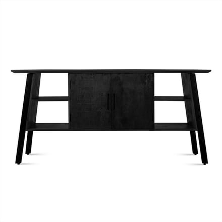 Dressoir Berlin mangohout 175 cm - Zwart