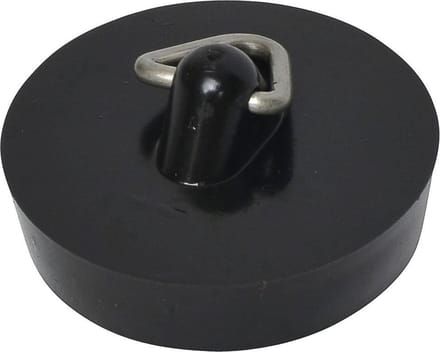 Go Go Gadget - Gootsteendop - Dop - Gootsteen afsluiten - One Size - Zwart - 44 mm