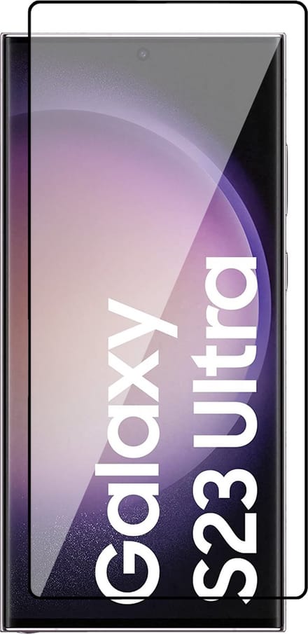 Screenprotector geschikt voor Samsung Galaxy S23 Ultra - PET Glasfolie Beschermglas Screen Protector