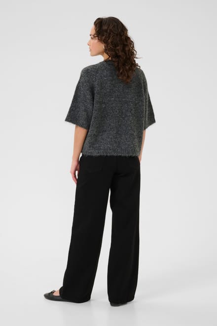 Kaffe KAemilie Cropped Knit Pullover Dames Trui - Maat S