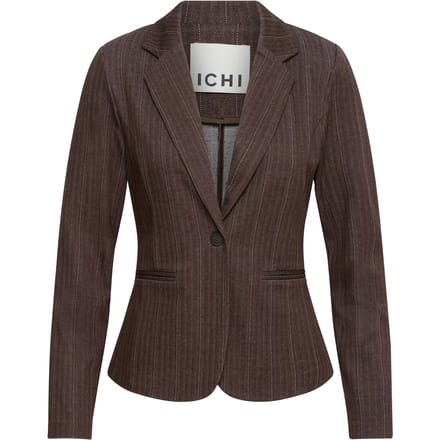 Blazer van viscosemix met reverskraag model 'KATE'