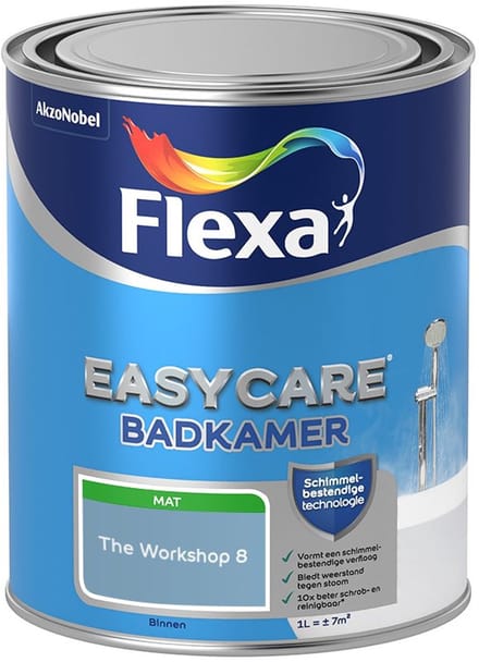 Flexa - Easycare Badkamer - The Workshop 8 - Mengverf - 1 L
