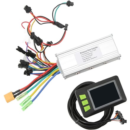 48V 60V 500W Elektrische Fiets Fiets Scooter Borstelloze DC Motor Controller 930 LCD Display Set gray