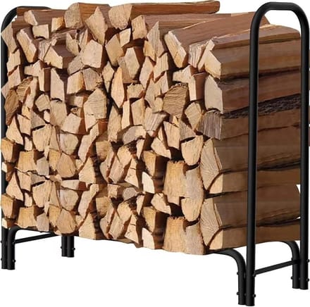 Houten Rek - Brandhout Opslag - Buiten Verwarming - Robuuste Constructie - 10x10x10 mm - Niet gespecificeerd