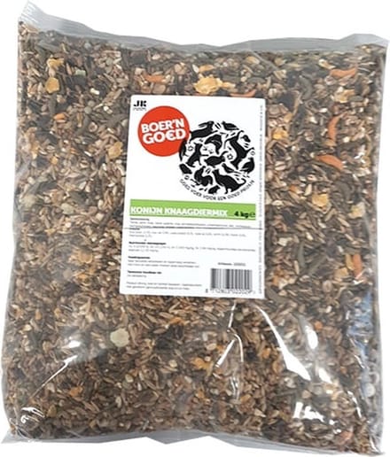 Knaagdiervoer  4 kg | Boer'n Goed Konijn, Knaagdiermix