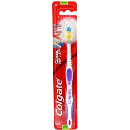 Gezicht accesoires Colgate Klassieke Deep Clean Tandenborstel - Medium
