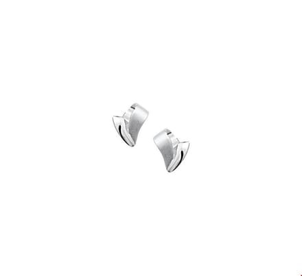 TFT Oorknoppen Poli/mat Zilver Gerhodineerd Mat Glanzend 9 mm x 7 mm