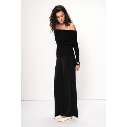 VIVEH Plum Top Black Größe: 42 | Longsleeves Outlet | Damen | Schwarz