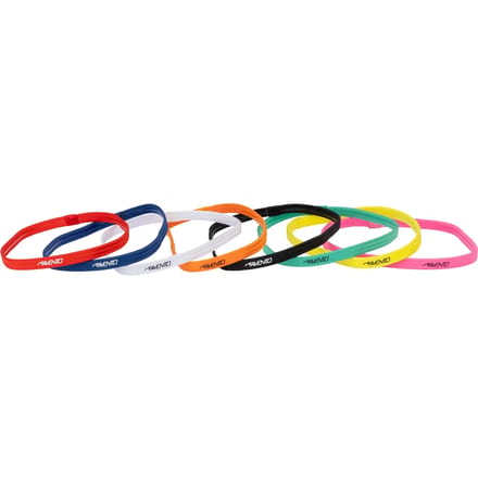 Avento Sporthaarbanden Elastiek - 8 stuks - Trendy kleuren - Antislip