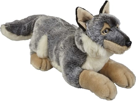Ravensden wolf Knuffel - 50 cm - wolven knuffeldier - pluche
