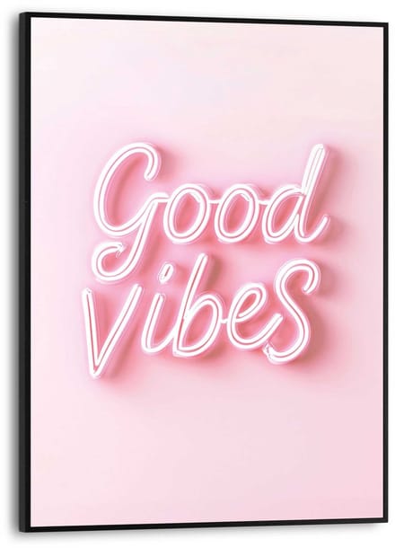 Schilderij Good Vibes - 40 x 30 - Hout - REINDERS